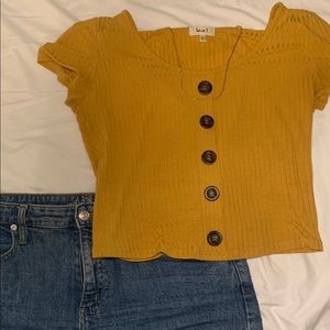 Yellow shirt from Ross (L)
